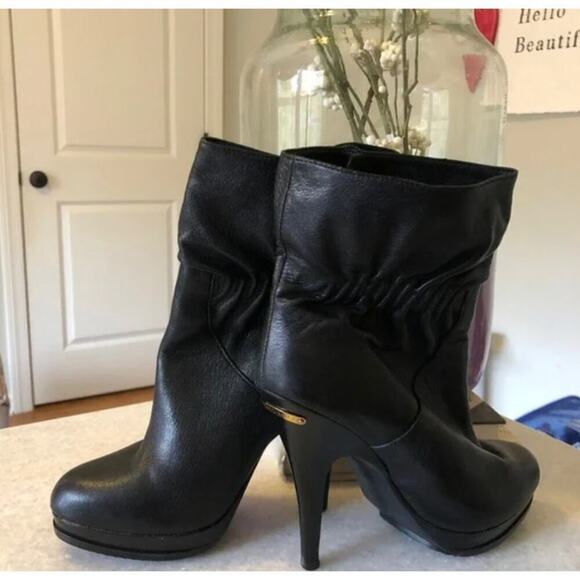 Michael Kors Scrunch Ankle Booties Platform 7 - Picture 4 of 8